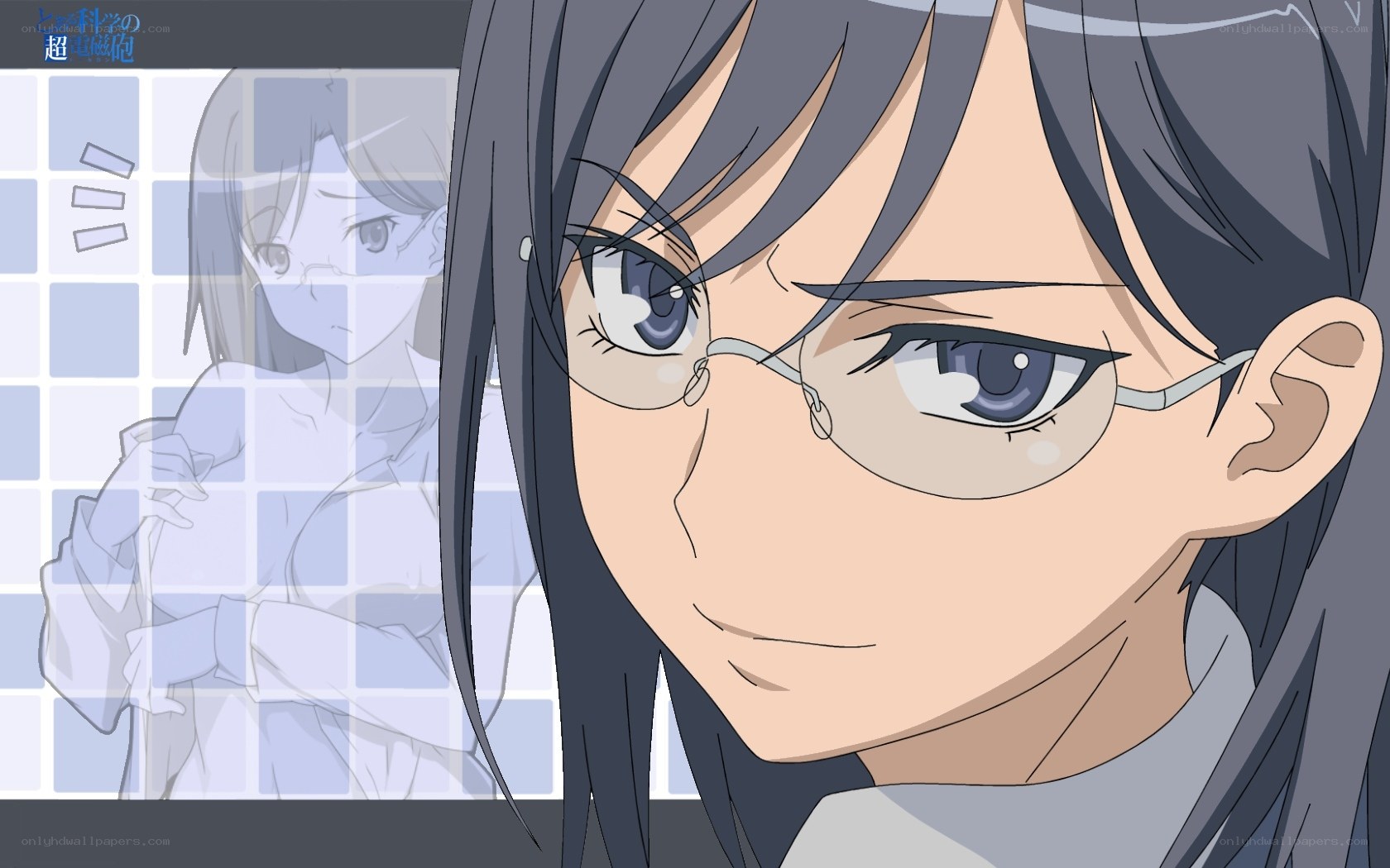 anime character with glasses