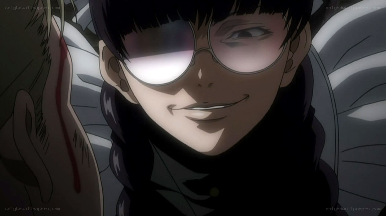 anime character with glasses
