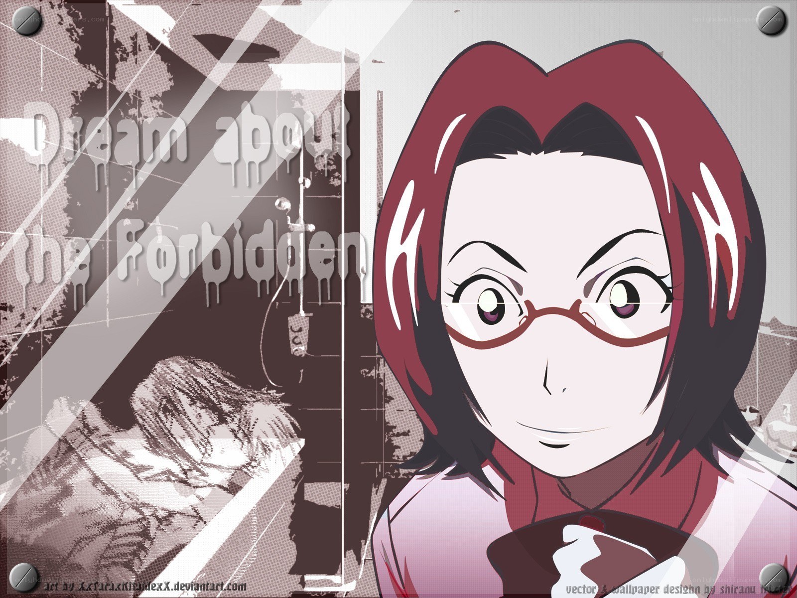 Anime character with glasses