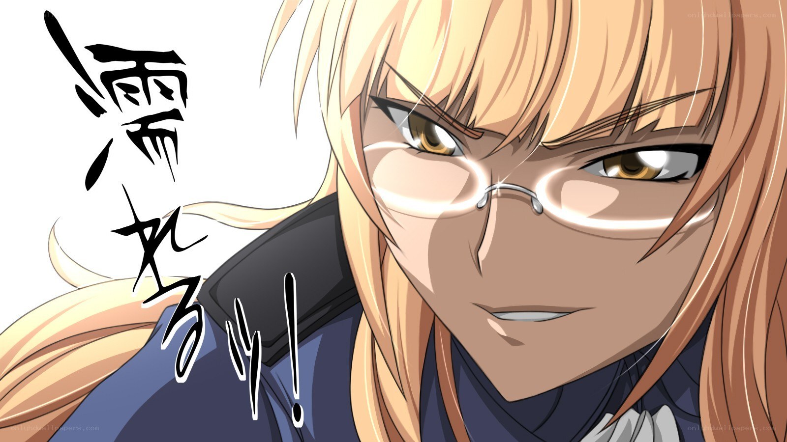 anime character with glasses