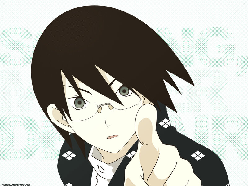 anime character with glasses