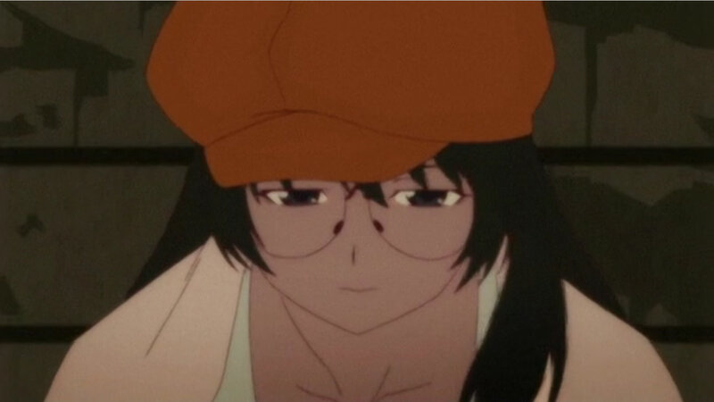 anime character with glasses