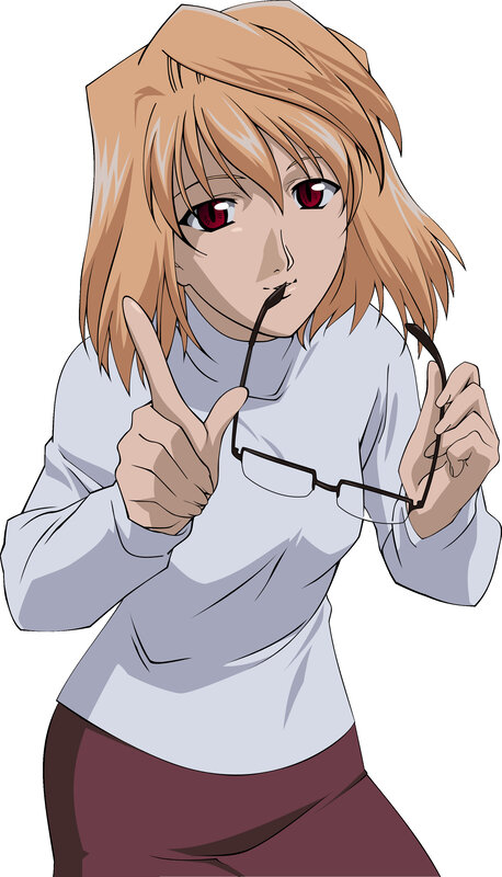 anime character with glasses