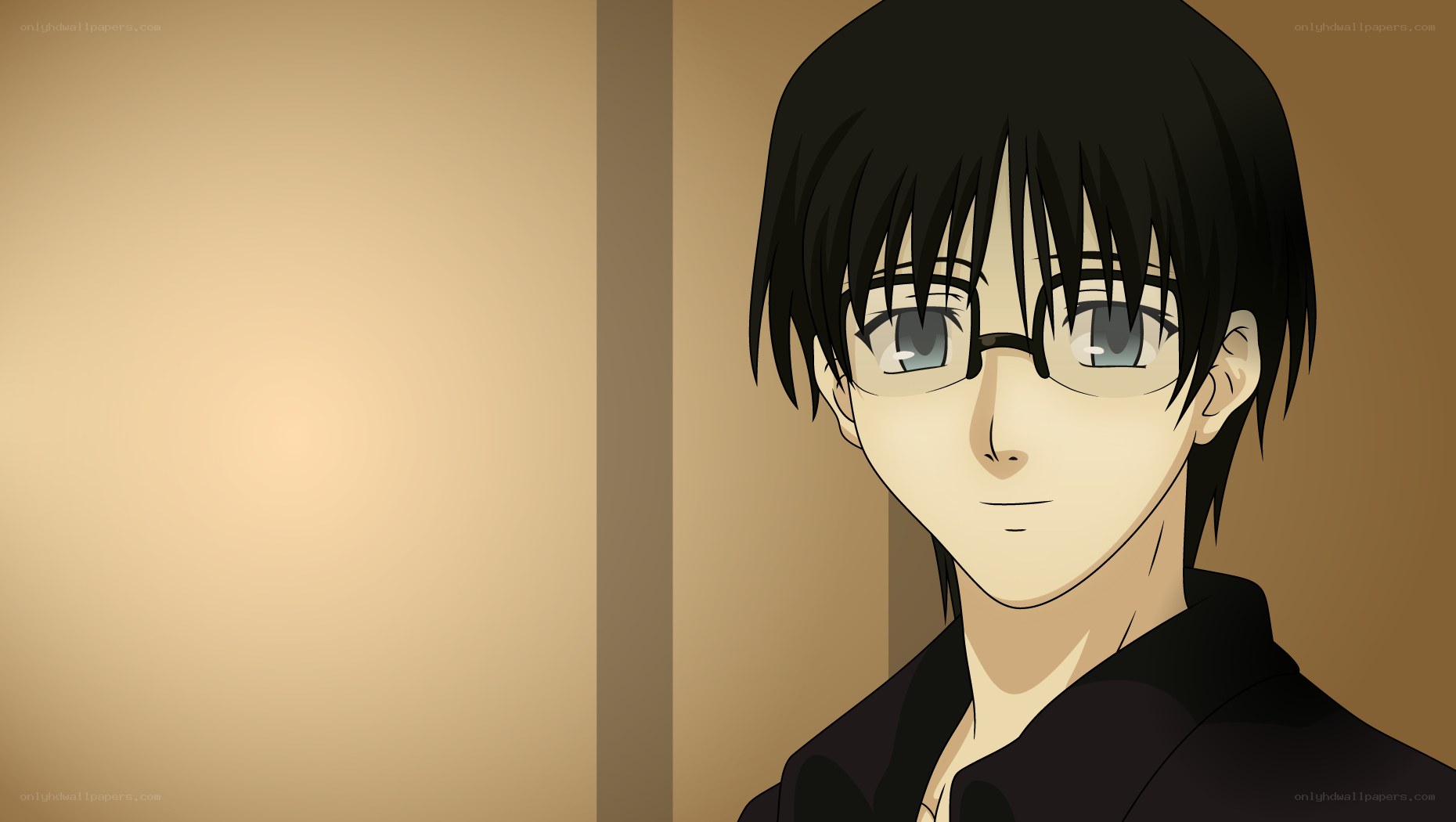 anime character with glasses