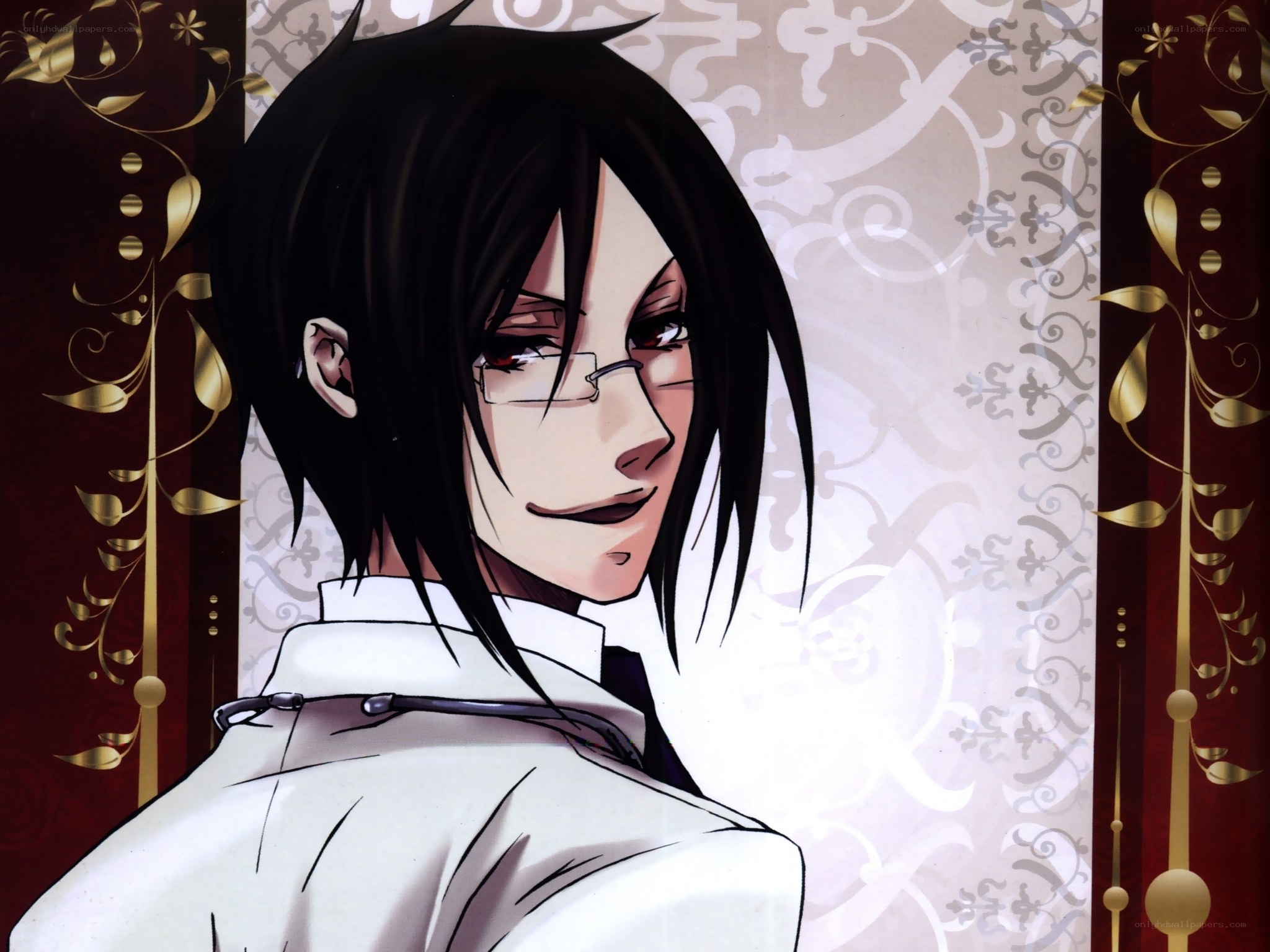 anime character with glasses