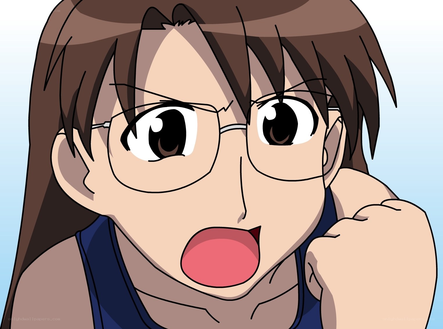 anime character with glasses