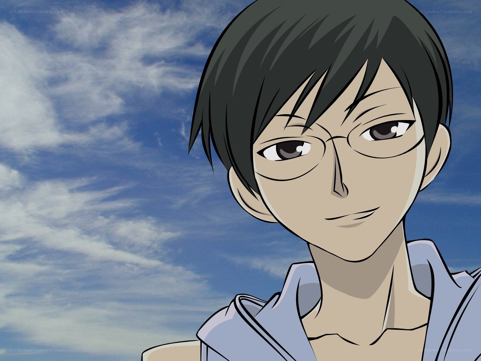anime character with glasses