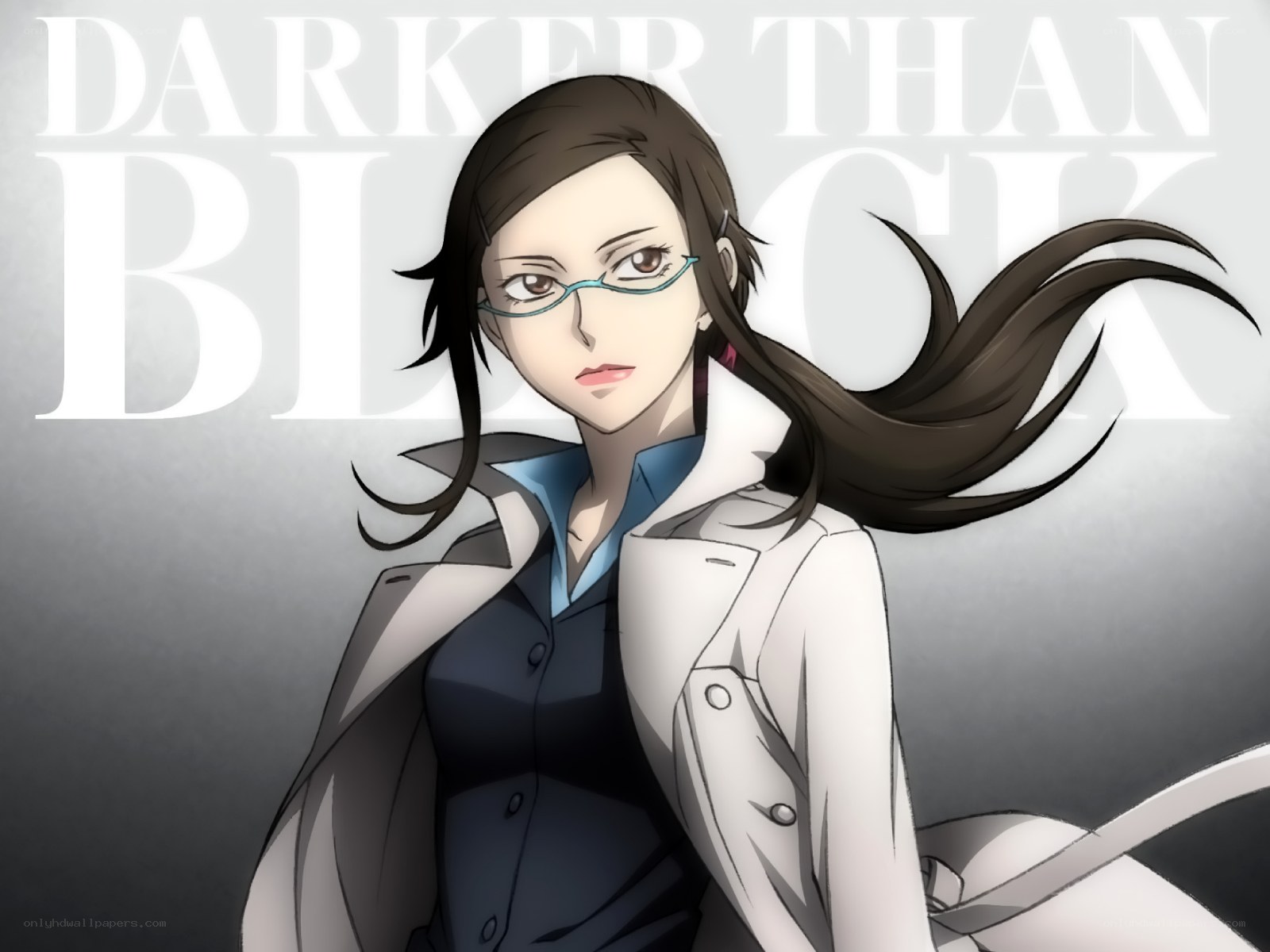 Anime character with glasses