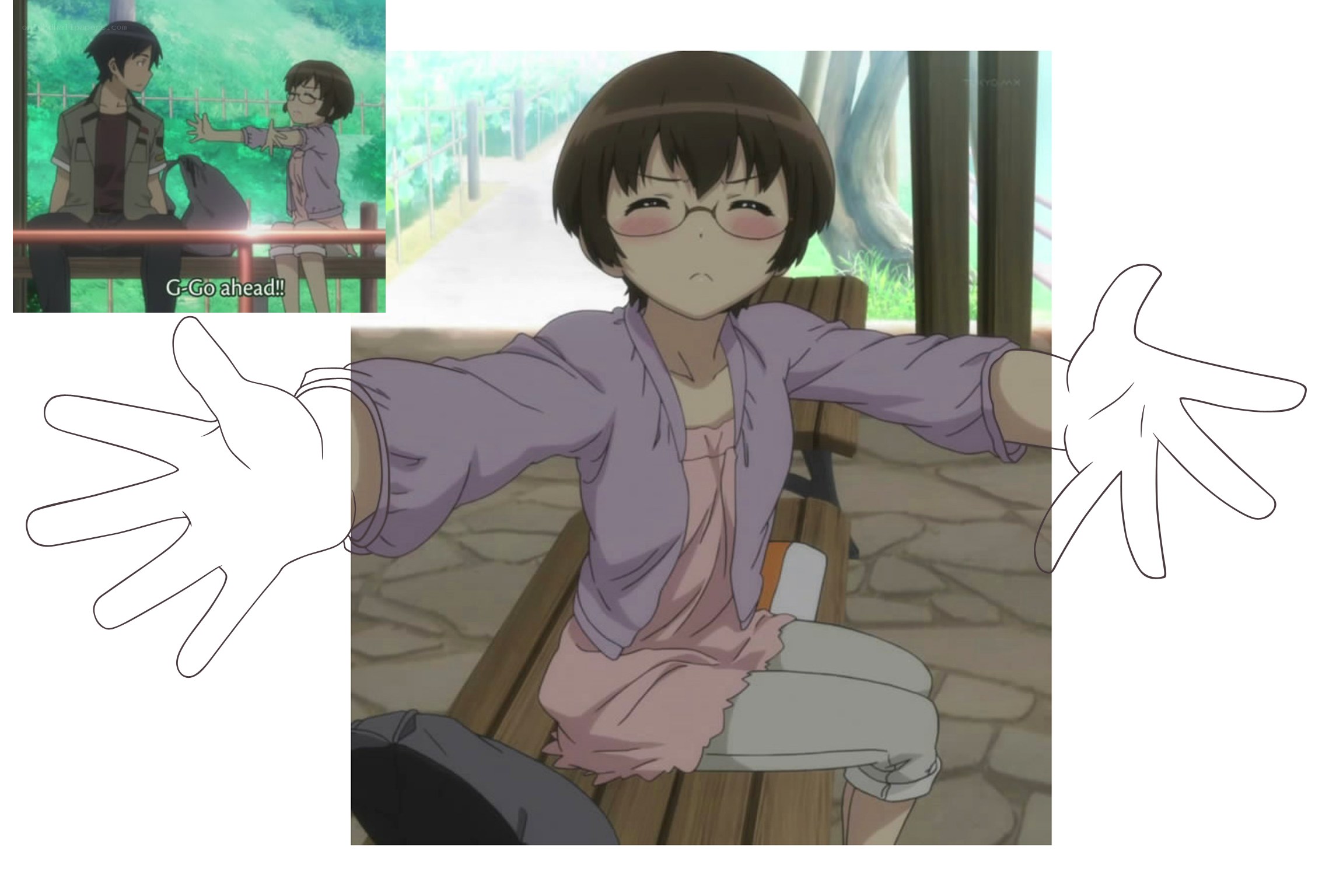 anime character with glasses