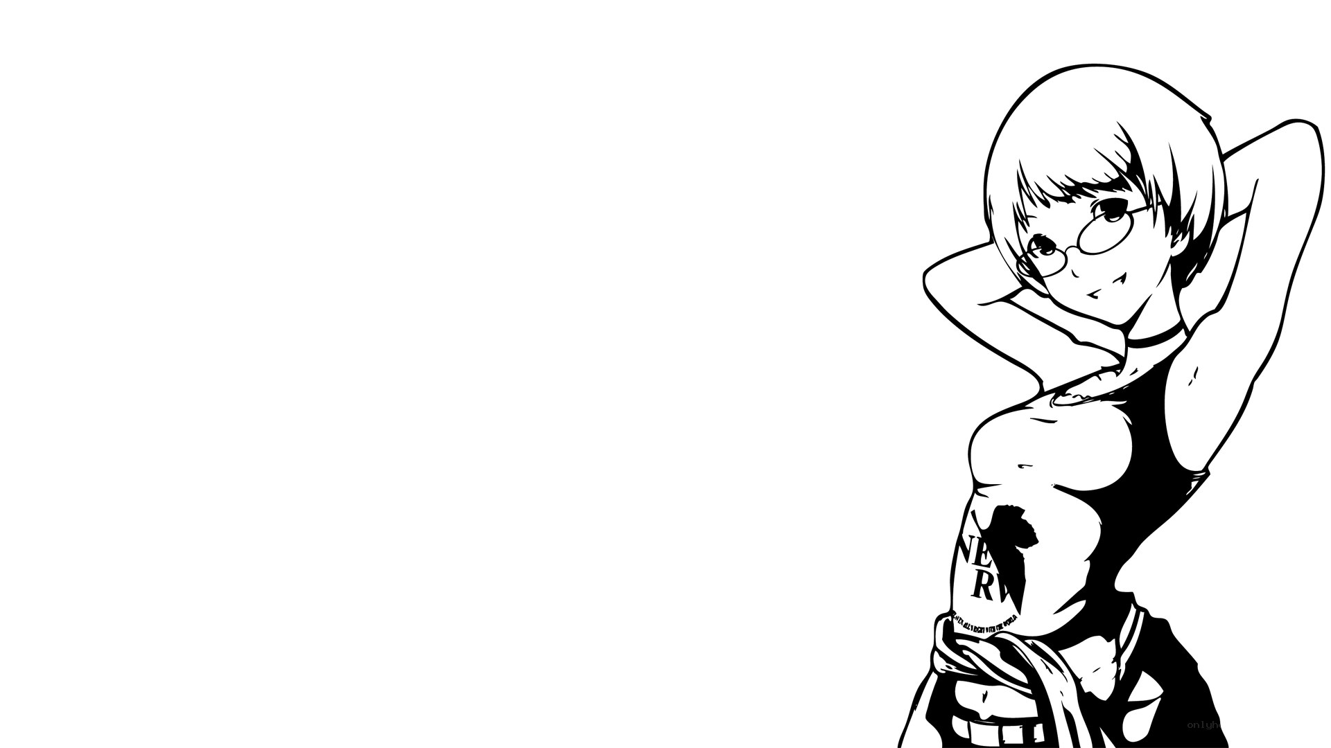 anime character with glasses
