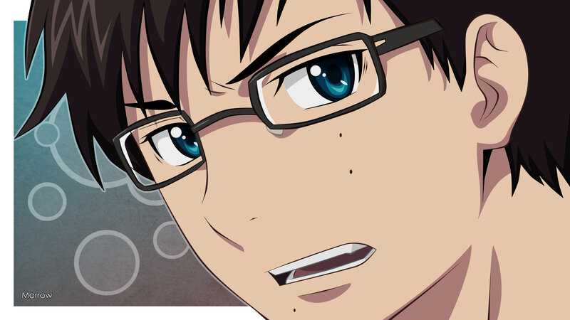 anime character with glasses