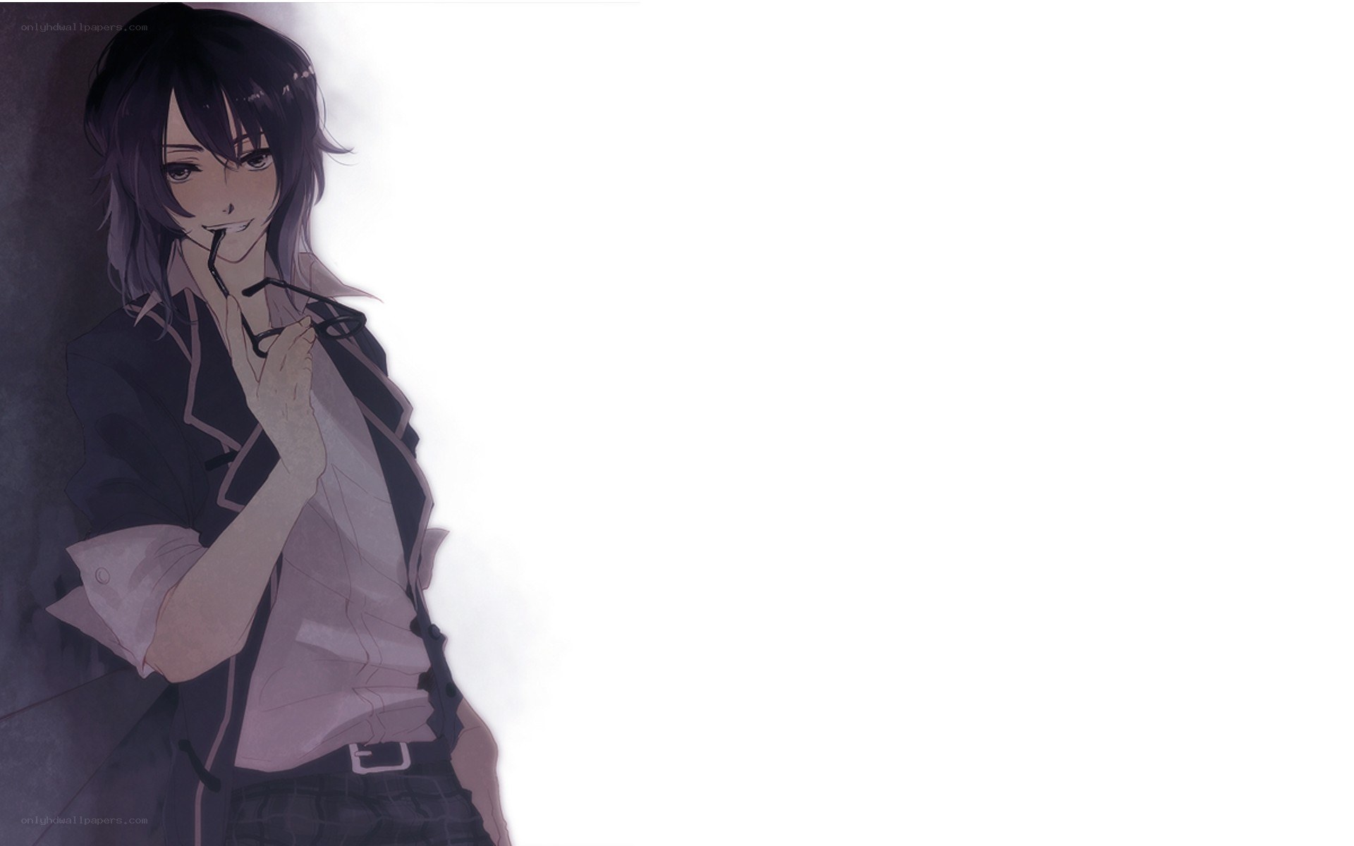 anime character with glasses