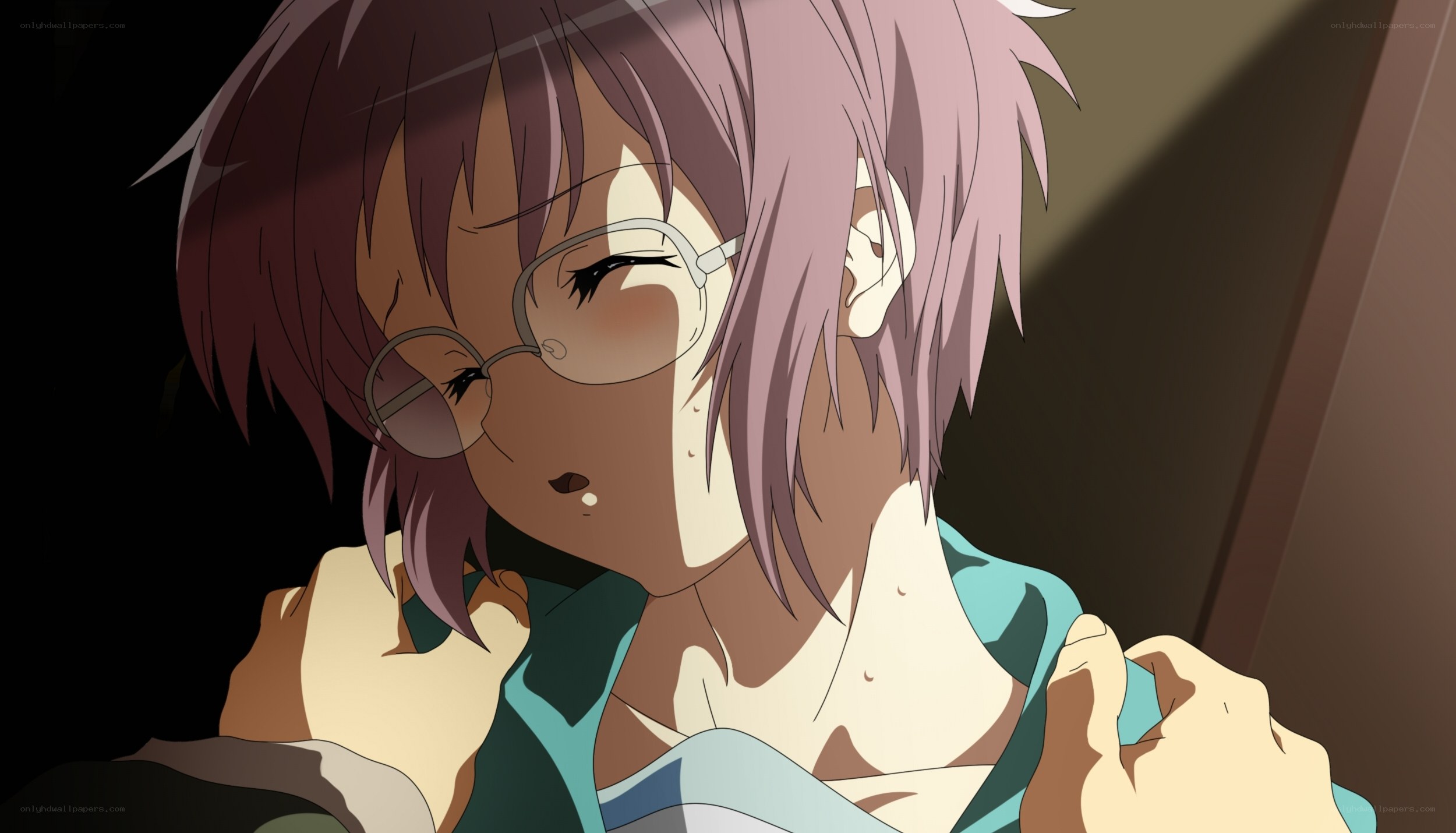 anime character with glasses