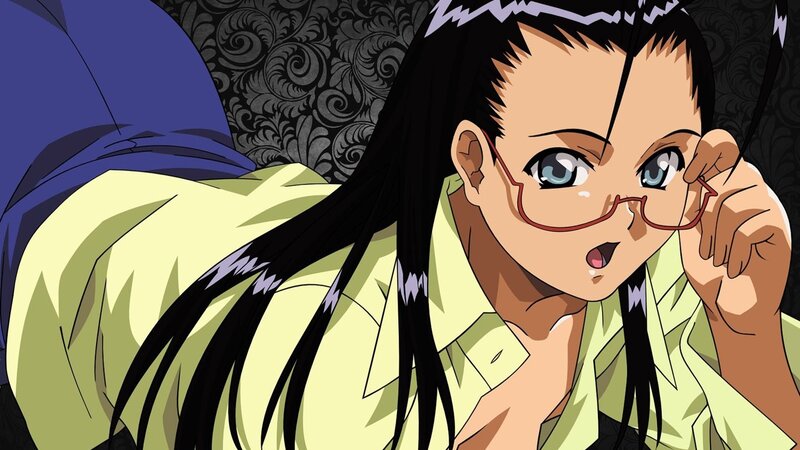 anime character with glasses