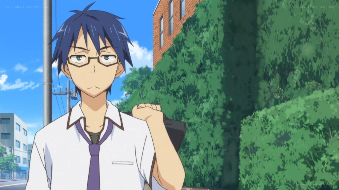 anime character with glasses