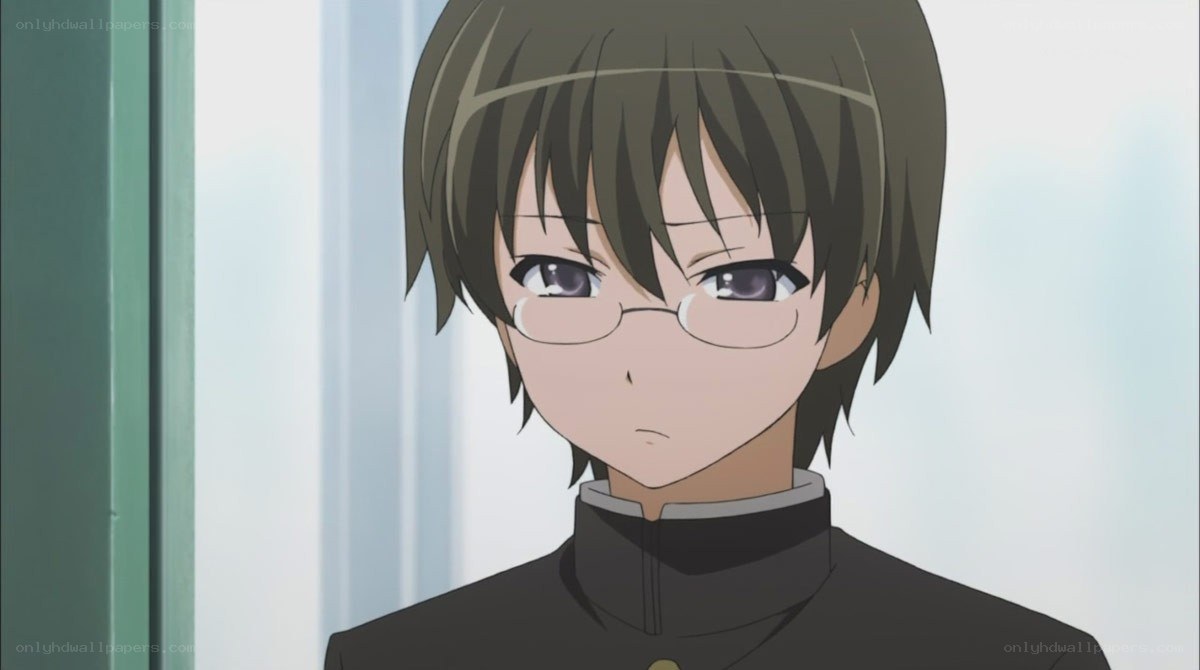 anime character with glasses