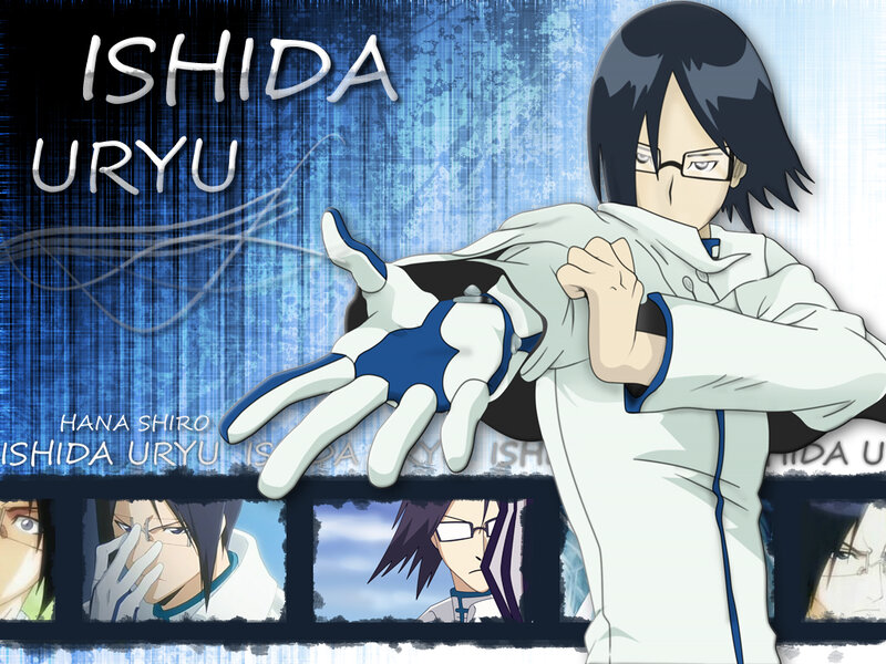 Anime Character with Glasses — Blue, Dramatic, White Coat
