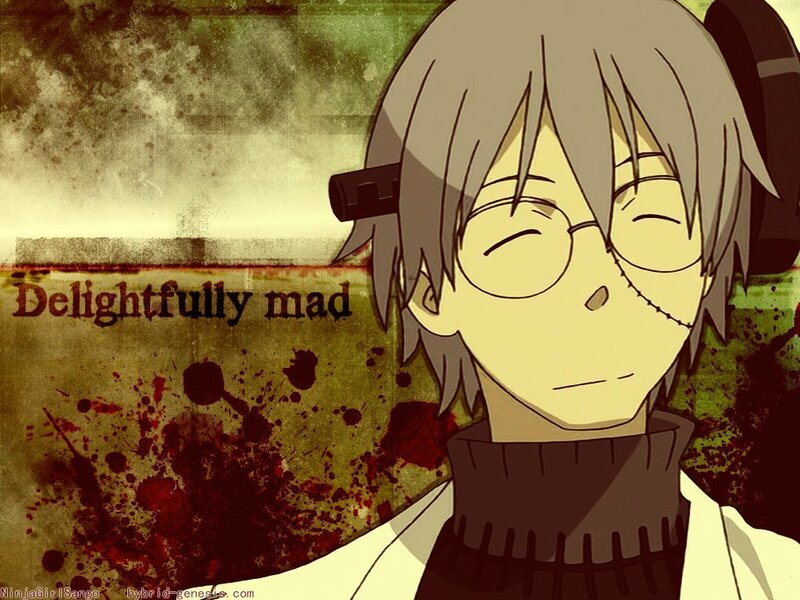 Anime Character with Glasses — Brown
