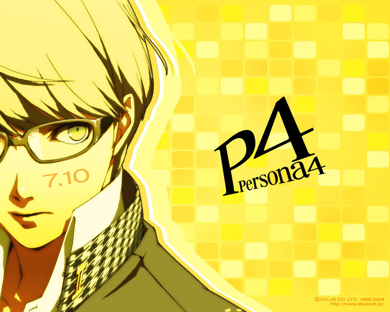 Anime Character with Glasses — Yellow, Dramatic, Tie