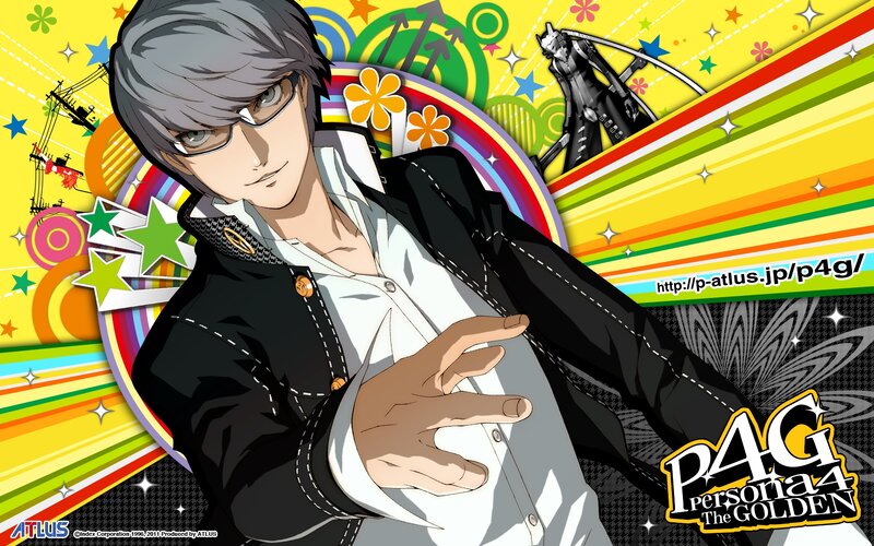 Anime Character with Glasses — Yellow, Vibrant