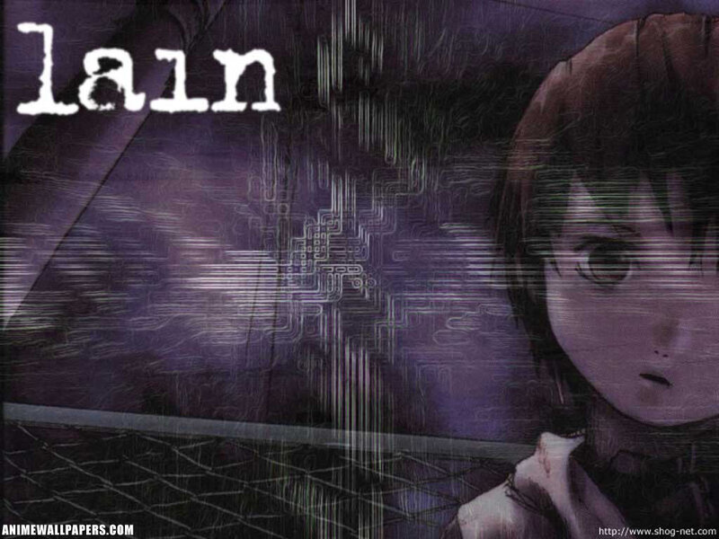 Anime character with glitch effect