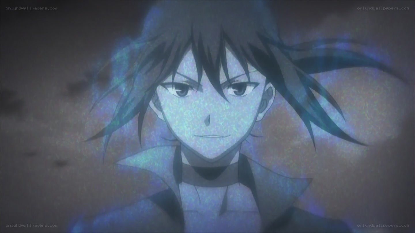 anime character with glowing aura