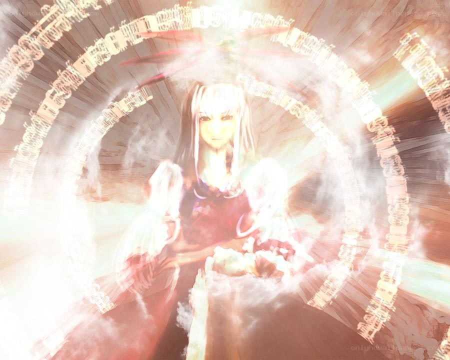 anime character with glowing aura