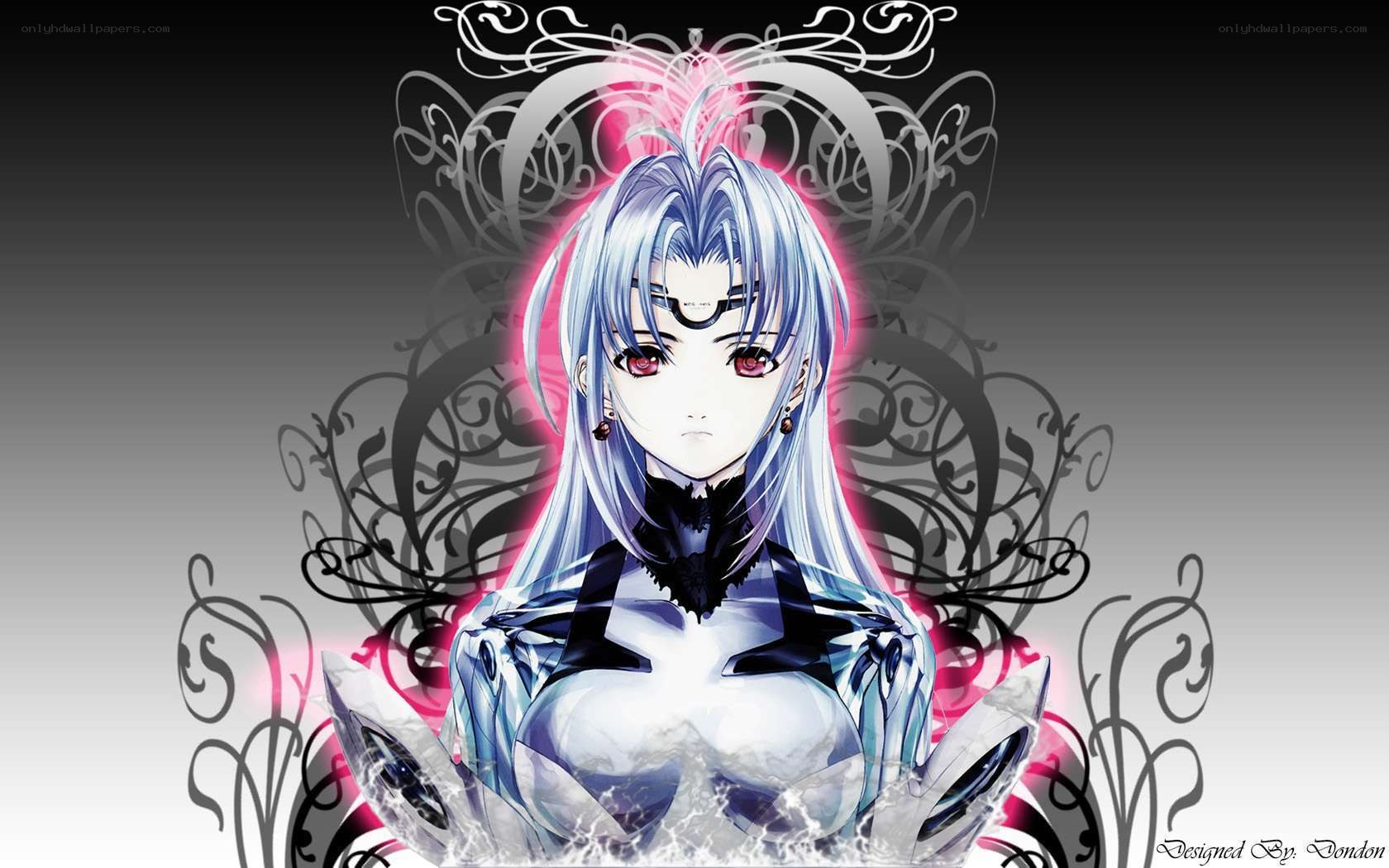 anime character with glowing aura