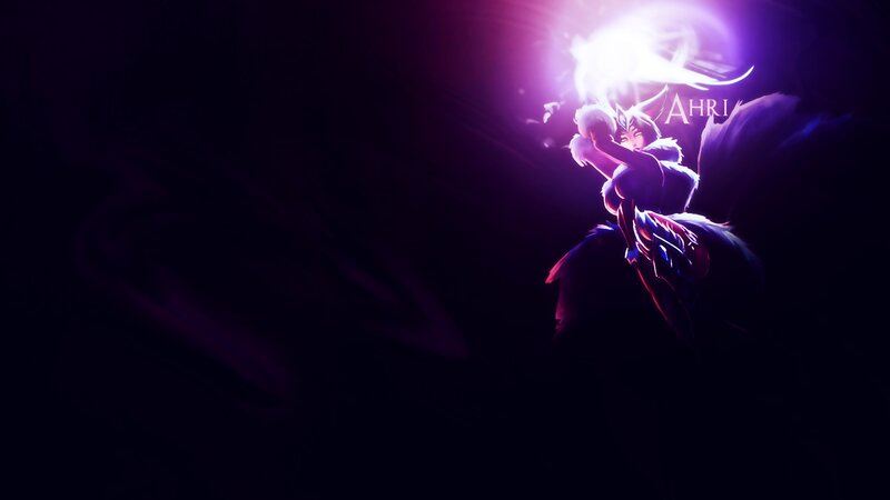 Anime Character with Glowing Aura — Purple