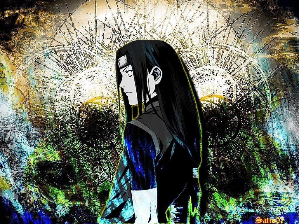 anime character with glowing background