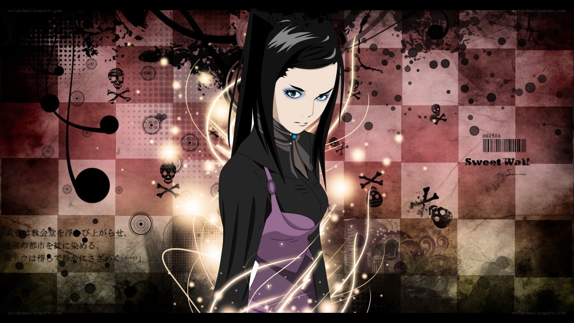 anime character with glowing effects