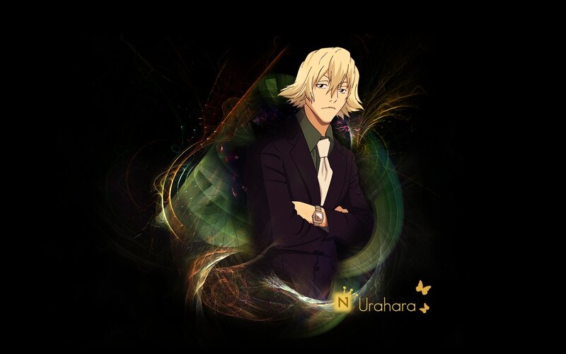 Anime character with glowing effects