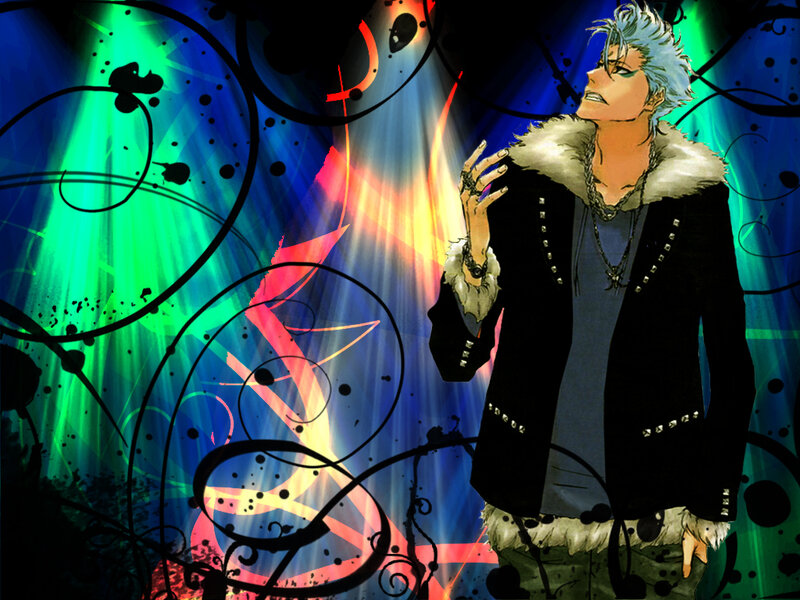 anime character with glowing energy