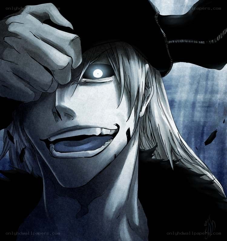anime character with glowing eye