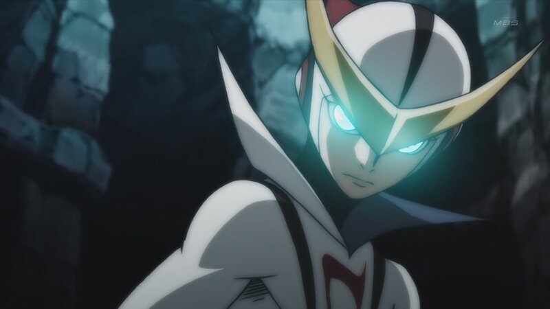 anime character with glowing eyes