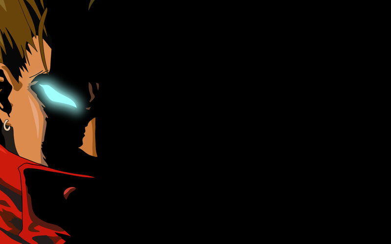 anime character with glowing eyes
