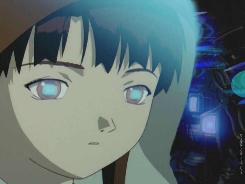 anime character with glowing eyes