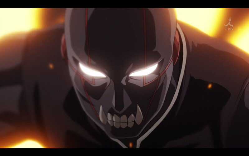 anime character with glowing eyes