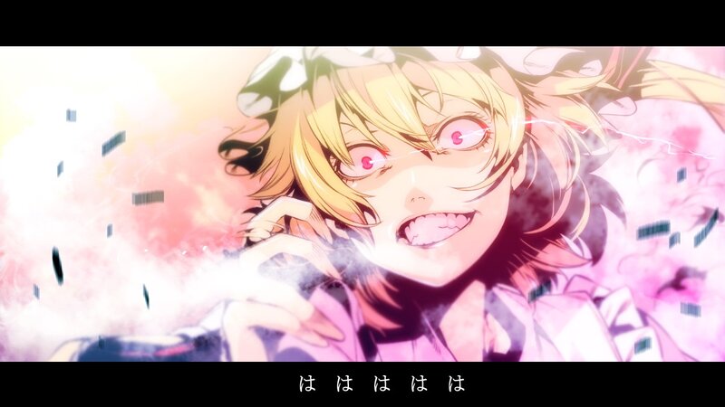 anime character with glowing eyes