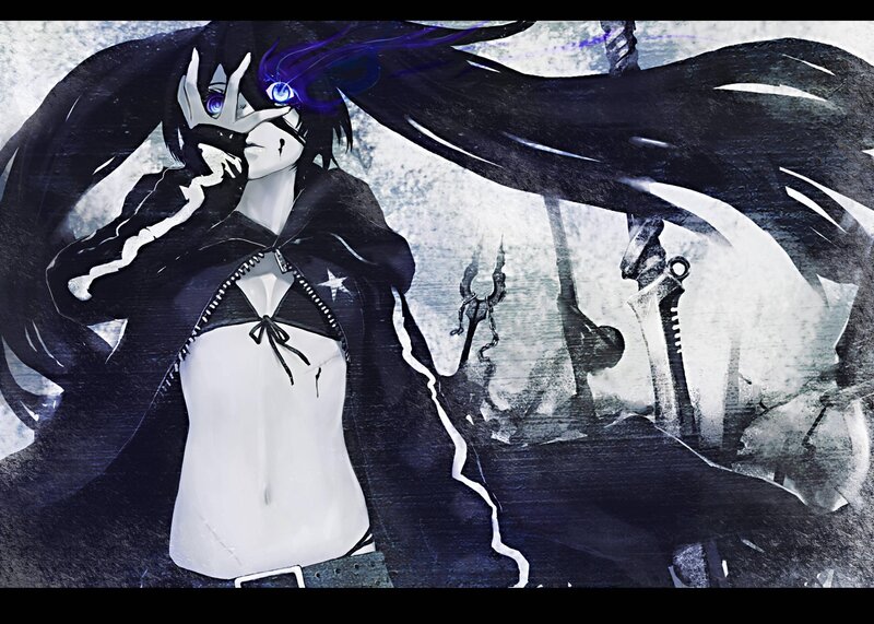 anime character with glowing eyes