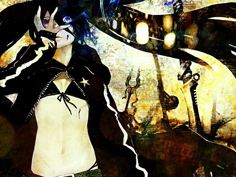 anime character with glowing eyes