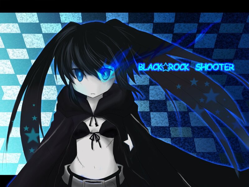 anime character with glowing eyes