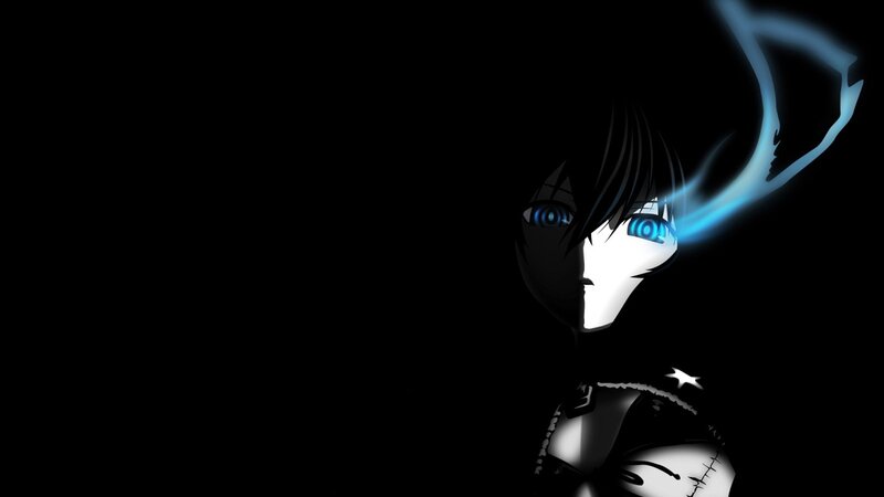 anime character with glowing eyes