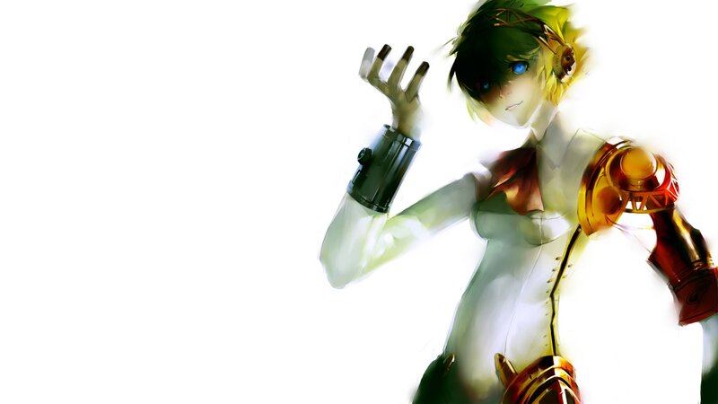 anime character with glowing eyes