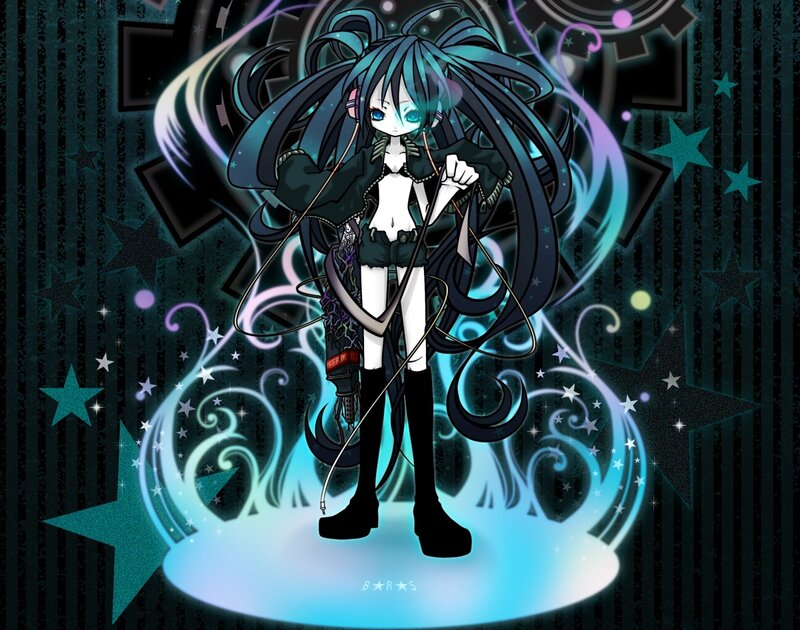 anime character with glowing eyes