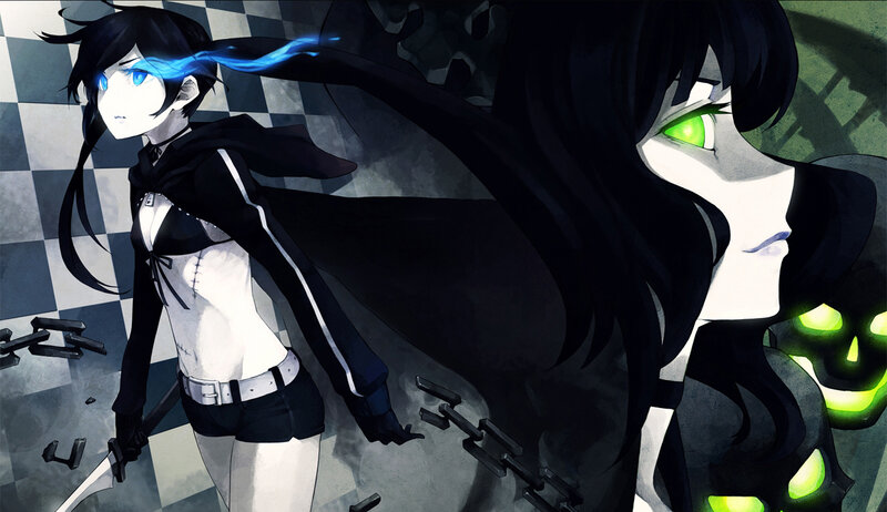 anime character with glowing eyes