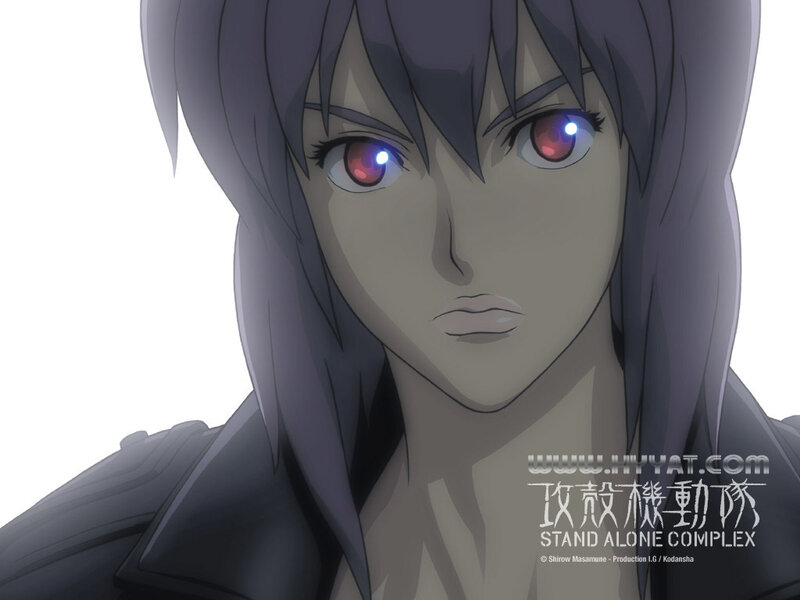 anime character with glowing eyes
