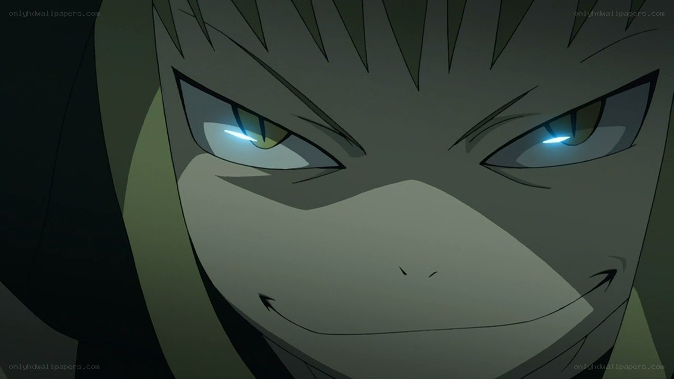 anime character with glowing eyes