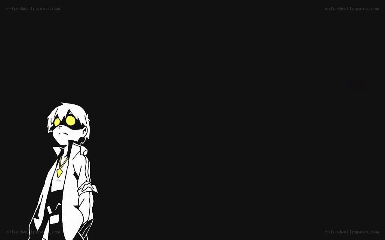 anime character with glowing eyes