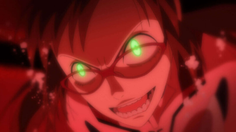 anime character with glowing eyes